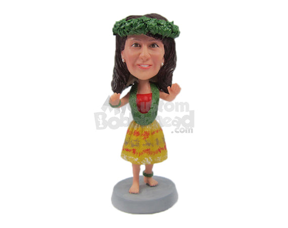 Custom Bobblehead Happy Dancing Woman In Traditional Attire - Leisure & Casual Casual Females Personalized Bobblehead & Cake Topper Custom Bobblehead Happy Dancing Woman In Traditional Attire - Leisure & Casual Casual Females Personalized Bobblehead & Cake Topper